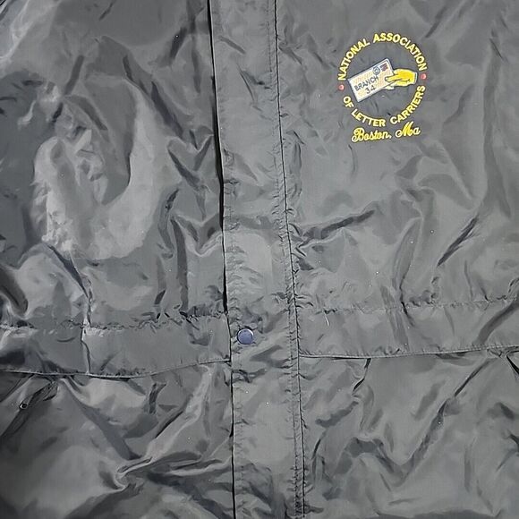 Vintage National Association of Letter Carriers Boston, MA Mens XL Blue Jacket - Picture 6 of 16